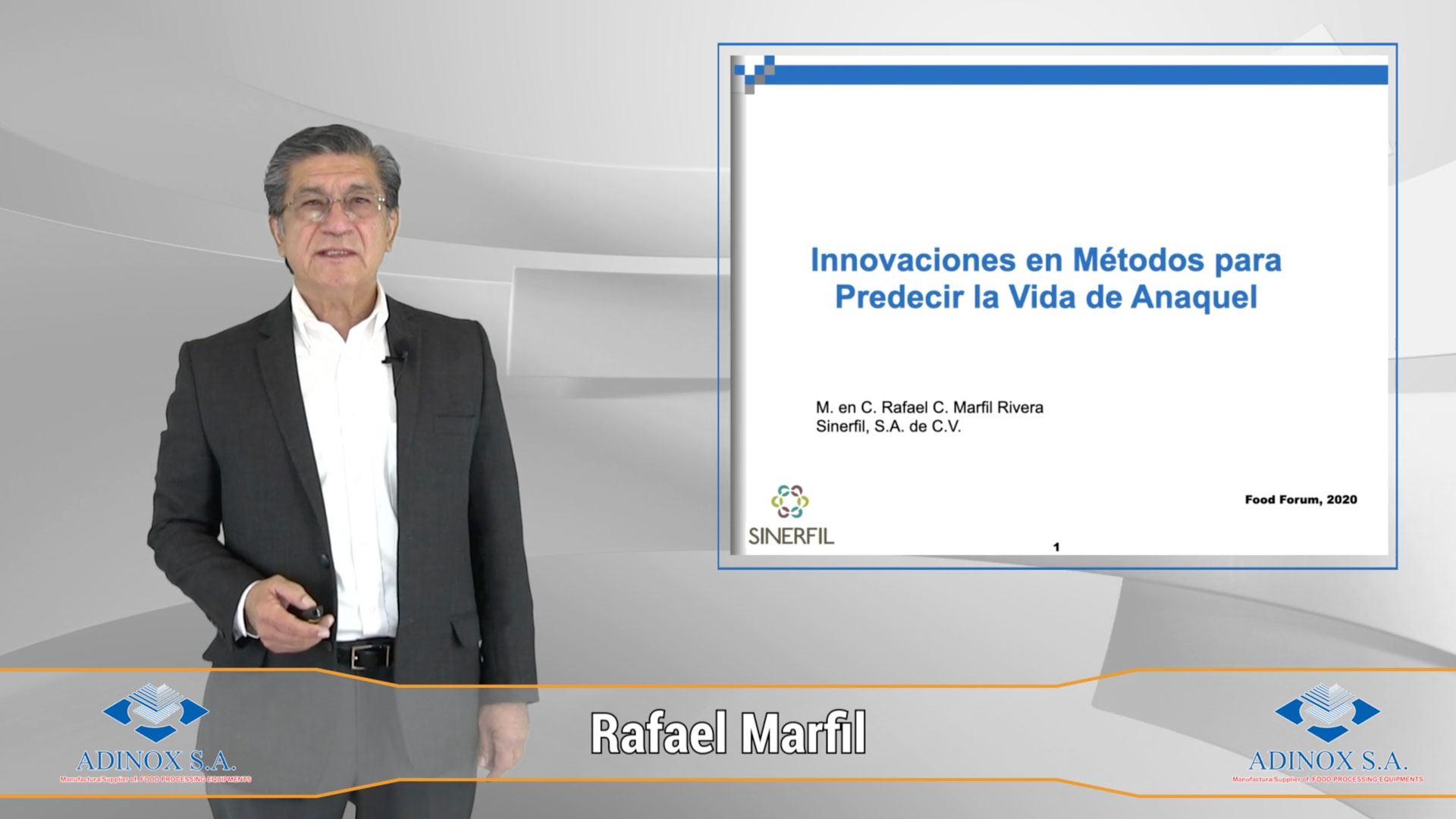 RAFAEL MARFIL - Innovaciones en métodos para predecir la Vida de Anaquel