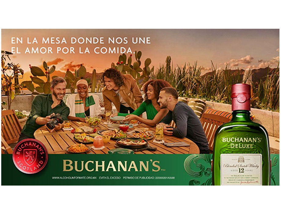 Buchanan's lanza campaña en México para celebrar todo lo que pasa alrededor  de una mesa - enAlimentos