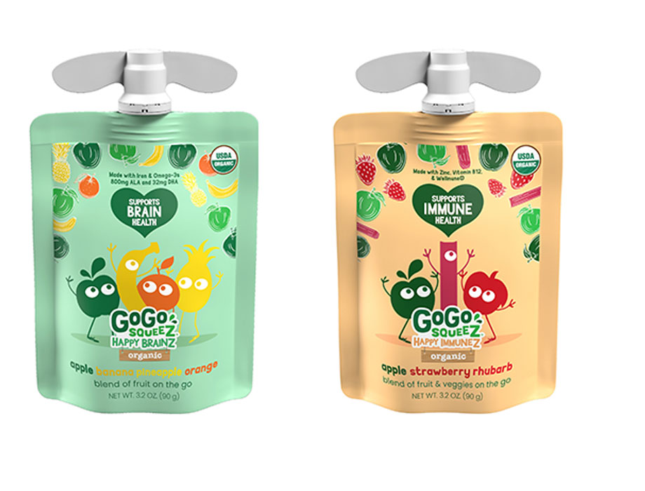 GoGo squeeZ lanza, en Estados Unidos, dos nuevos productos para niños con  beneficios para su salud cerebral e inmunológica - enAlimentos