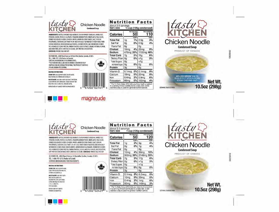 BCI Foods Inc. retira del mercado productos de sopa de pollo con fideos  producidos sin el beneficio de la reinspección de importaciones -  enAlimentos