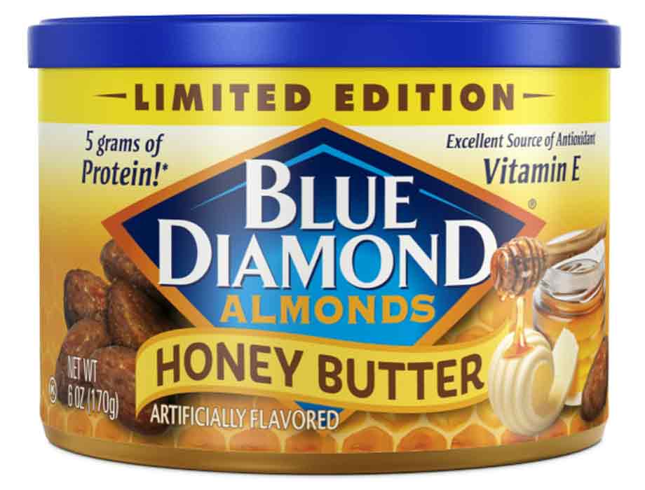 Blue Diamond lanza en Estados Unidos edición limitada de sus nuevas  almendras con mantequilla de miel - enAlimentos